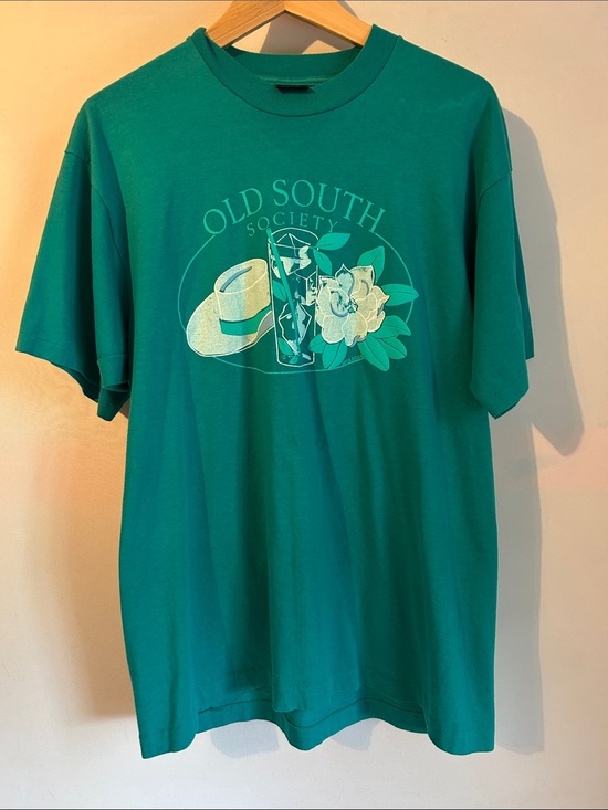 Screen Stars Other - Green Vintage Tee with Old South Society Graphic size XL